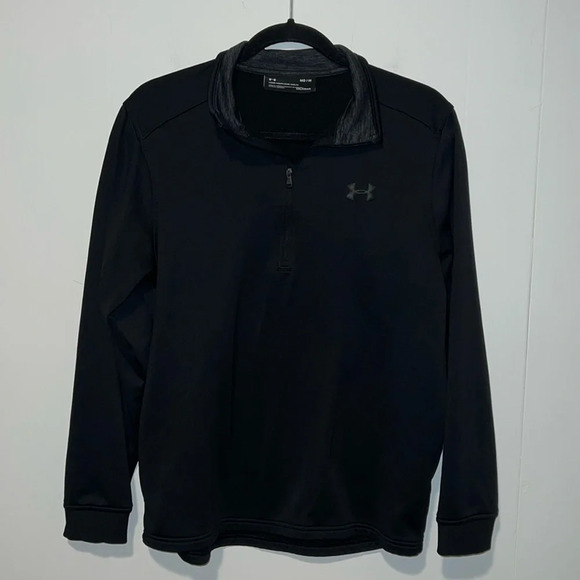 *Under Armour Cold Gear Loose Black Pullover 1078 - Picture 1 of 4
